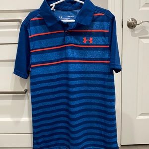 Boys UnderArmour golf shirt